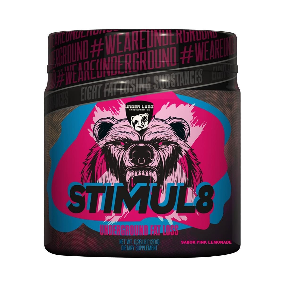 Stimul8 Termog�nico - 120g Pink Lemonade - Under Labz