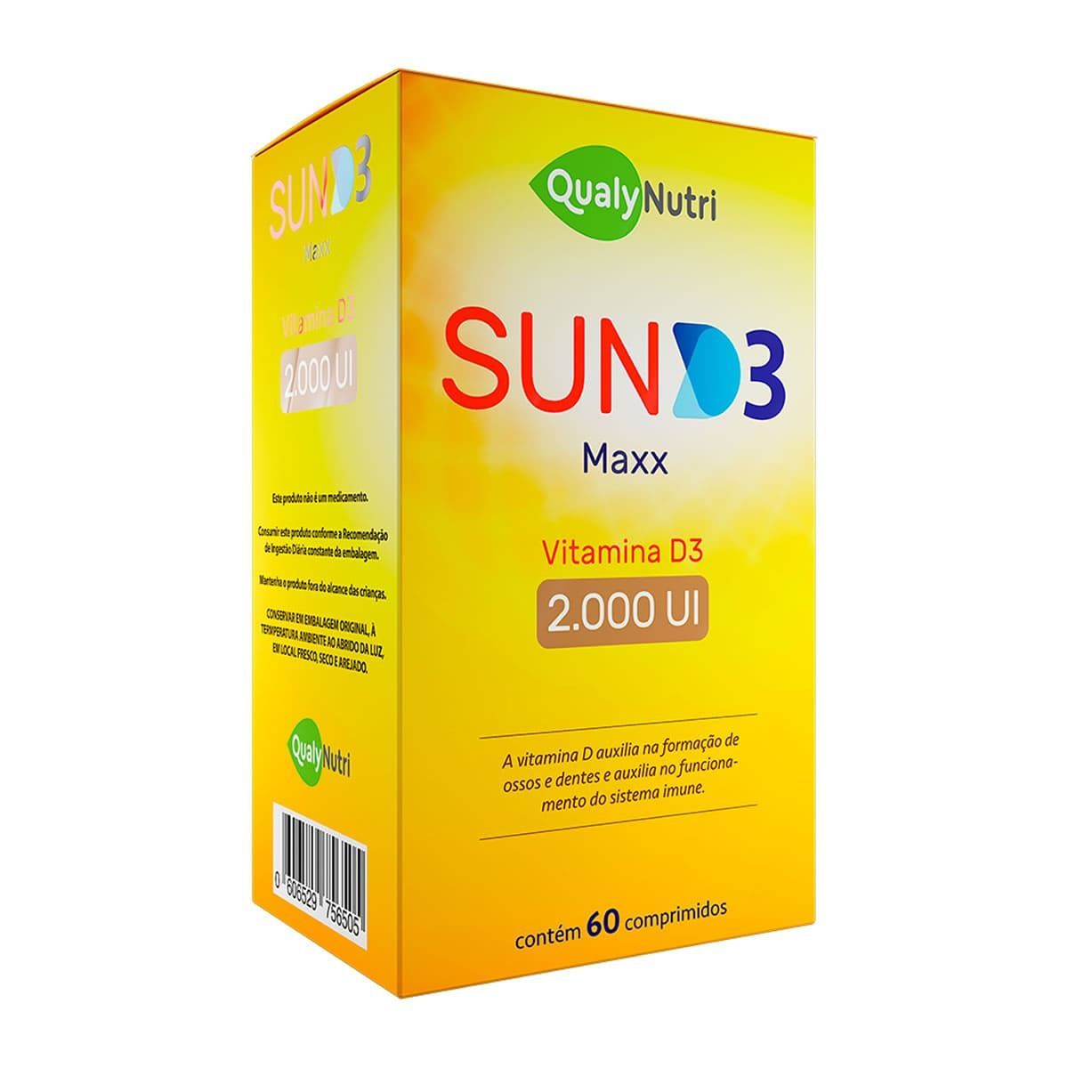 Sun D3 Maxx - 60 Comprimidos -  QualyNutri