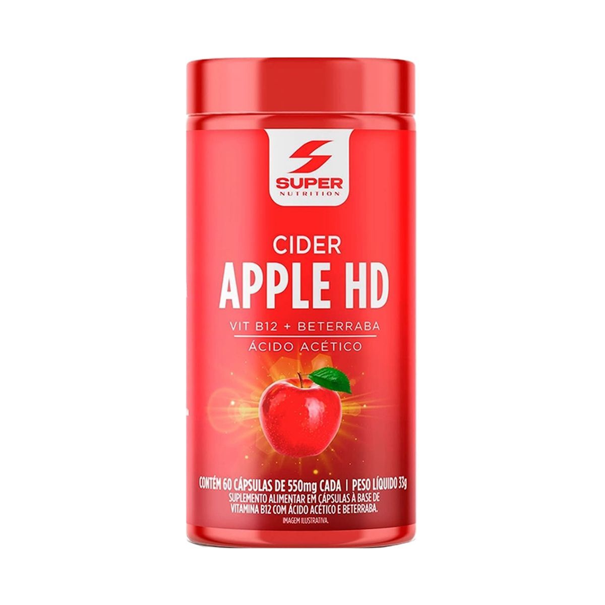 Super Apple Cider hd - 60 C�psulas - Desinch�