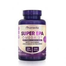 Super EPA �mega 3TG - 90 C�psulas - Sanavita*** AVARIA TAMPA *** Data Venc. 06/03/25
