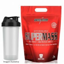 Super Mass Hypercaloric - Chocolate 3000g + Coqueteleira - Integralm�dica