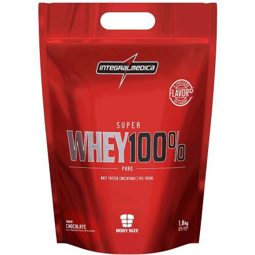 Super Whey 100% Pure - Chocolate Refil 1800g - Integralm�dica **NETSHOES