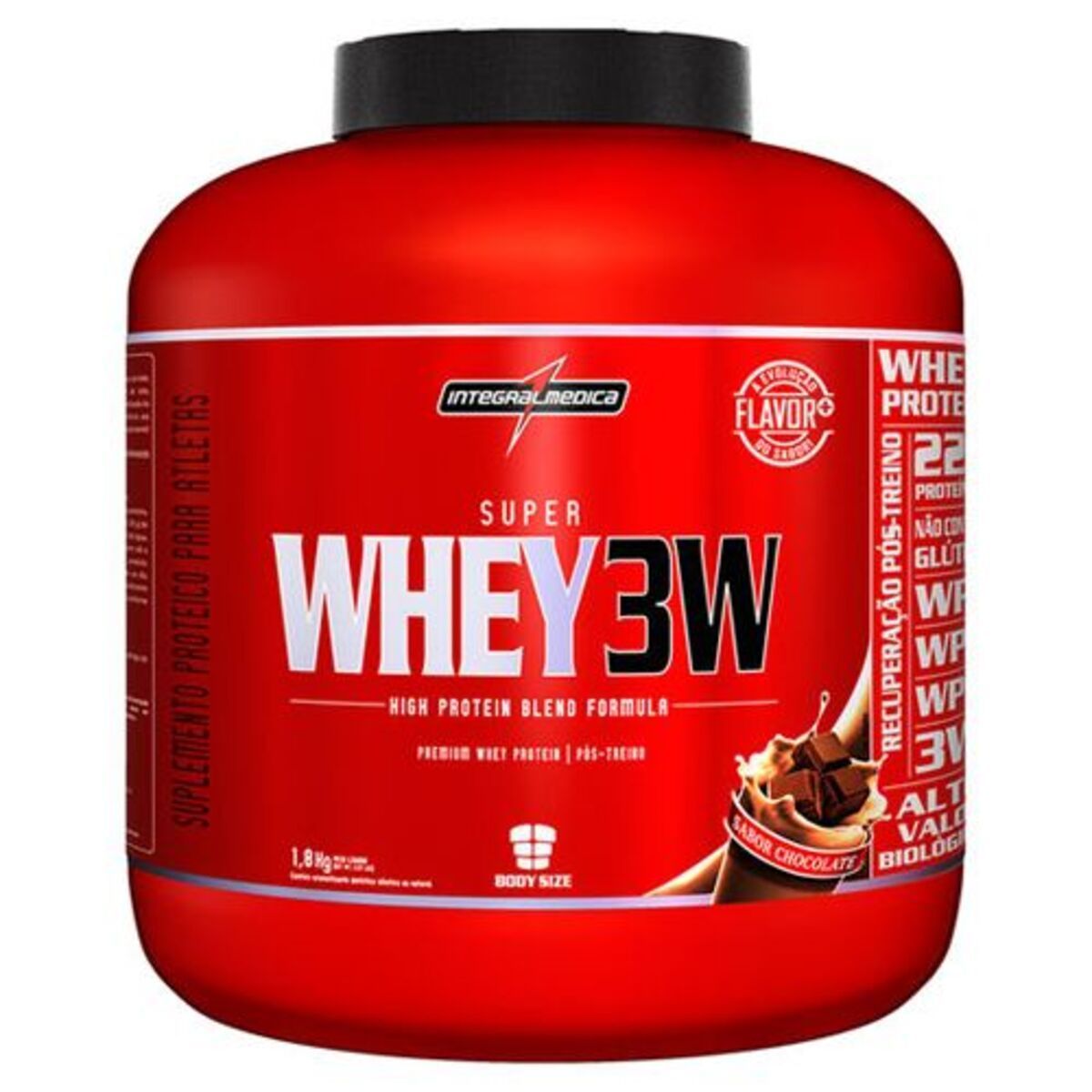 Super Whey 3W - 1800g Chocolate - IntegralM�dica
