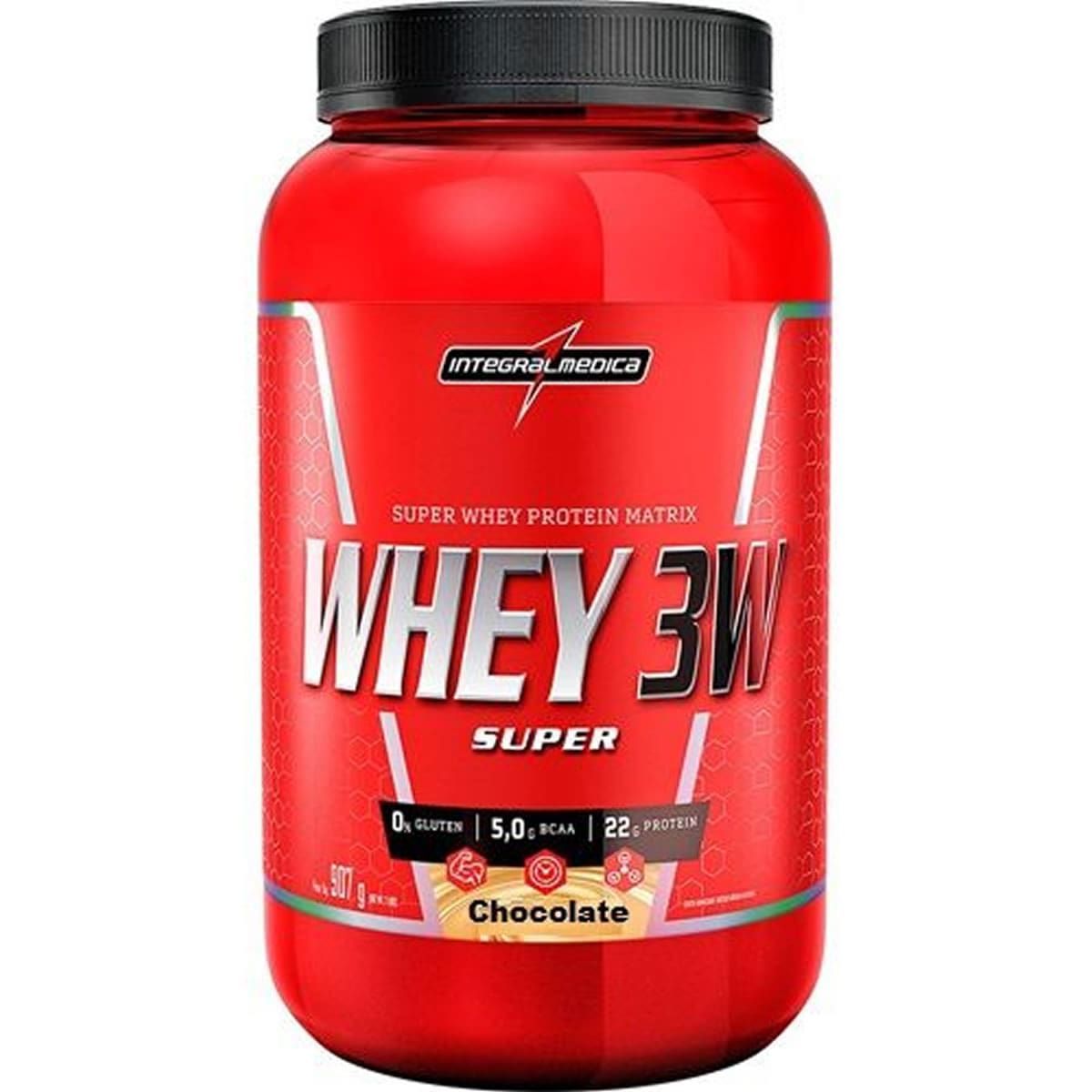 Super Whey 3W - 907g Chocolate - IntegralM�dica