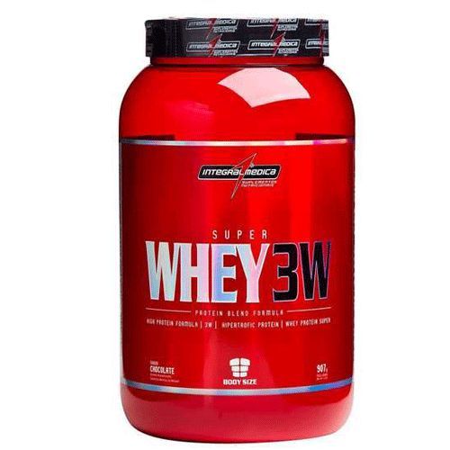 Super Whey 3W - Chocolate 907g - Integralm�dica*** Data Venc. 30/11/2017