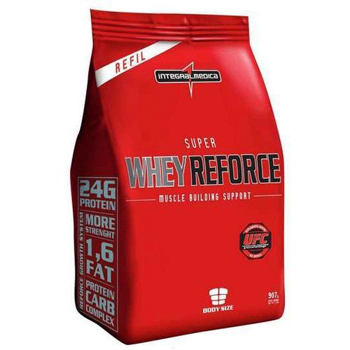 Super Whey Reforce Refil - Baunilha 907g - Integralm�dica*** Data Venc. 30/03/2018