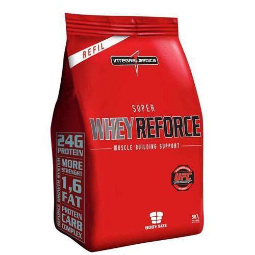 Super Whey Reforce Refil - Chocolate 907g - Integralm�dica*** Data Venc. 28/02/2018
