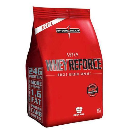Super Whey Reforce Refil - Morango 907g - Integralm�dica