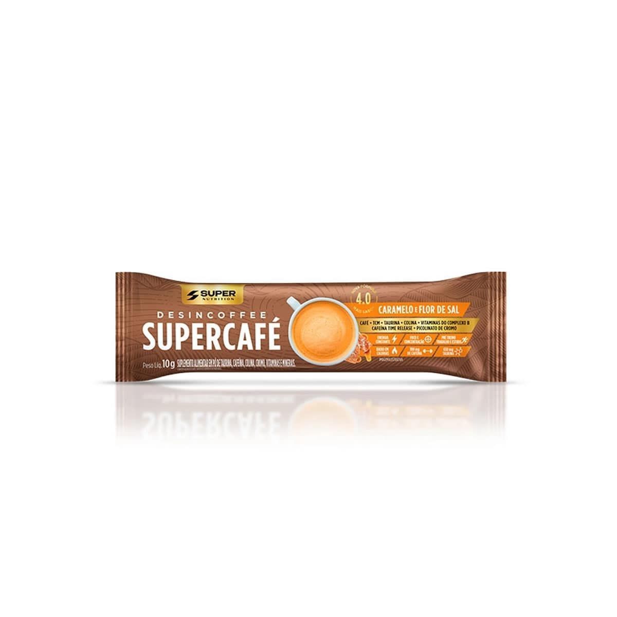 Supercaf� - 1 Sach� 10g Caramelo e Flor de Sal - Desinch�