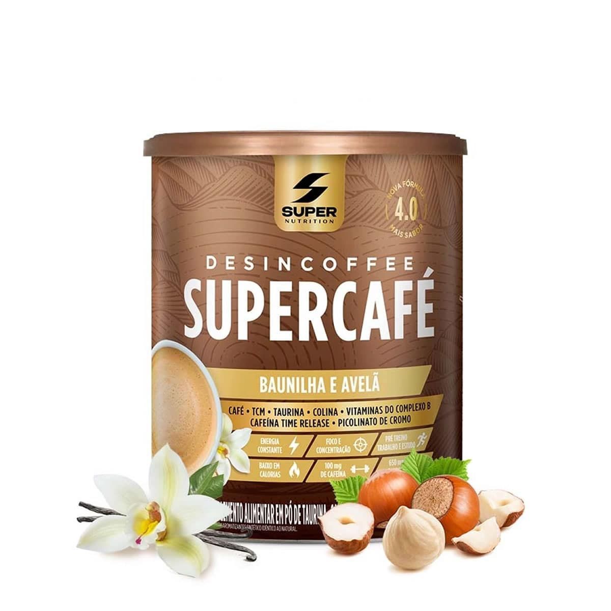 Supercaf� - 220g Baunilha com Avel� - Desinch�