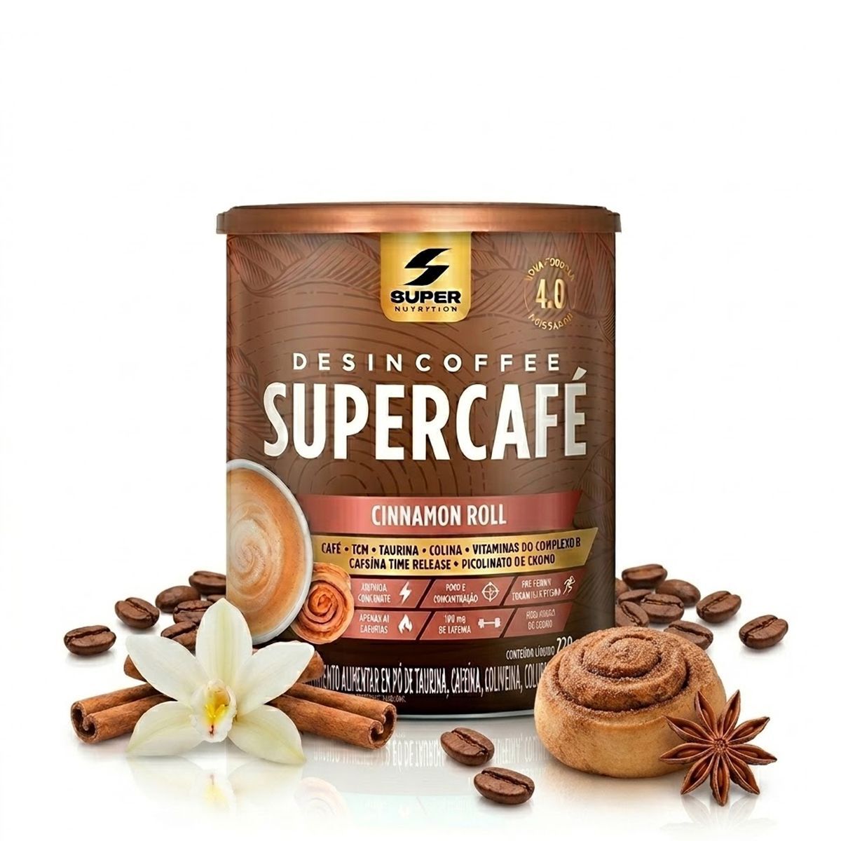 Supercaf� - 220g Cinnamon Roll - Desinch�