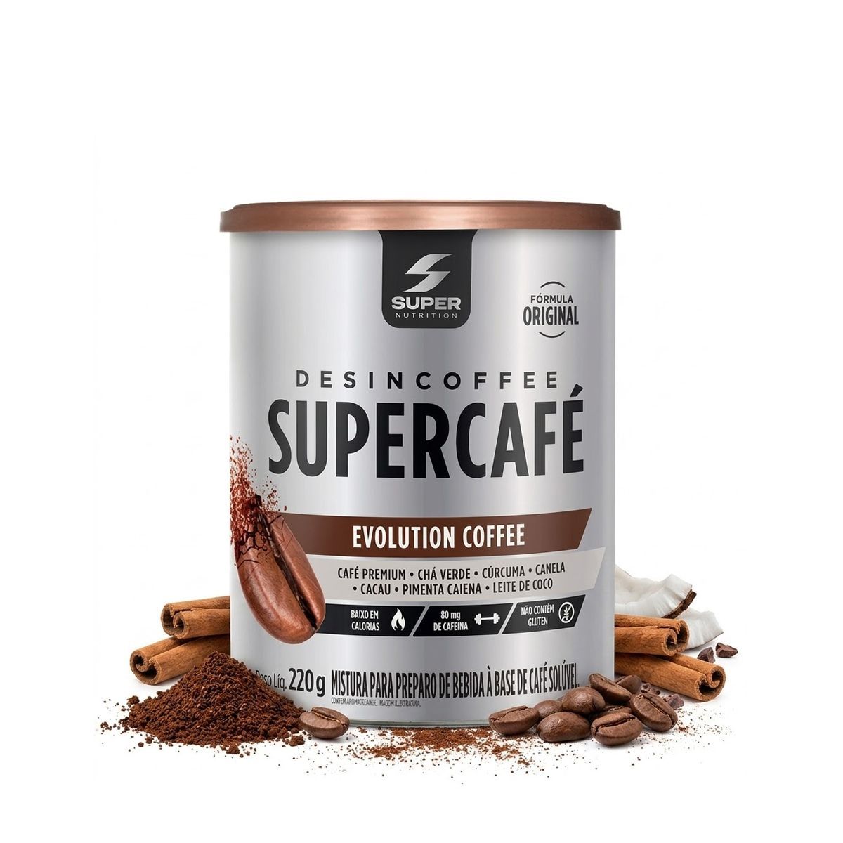 Supercaf� - 220g Evolution Coffee - Desinch�