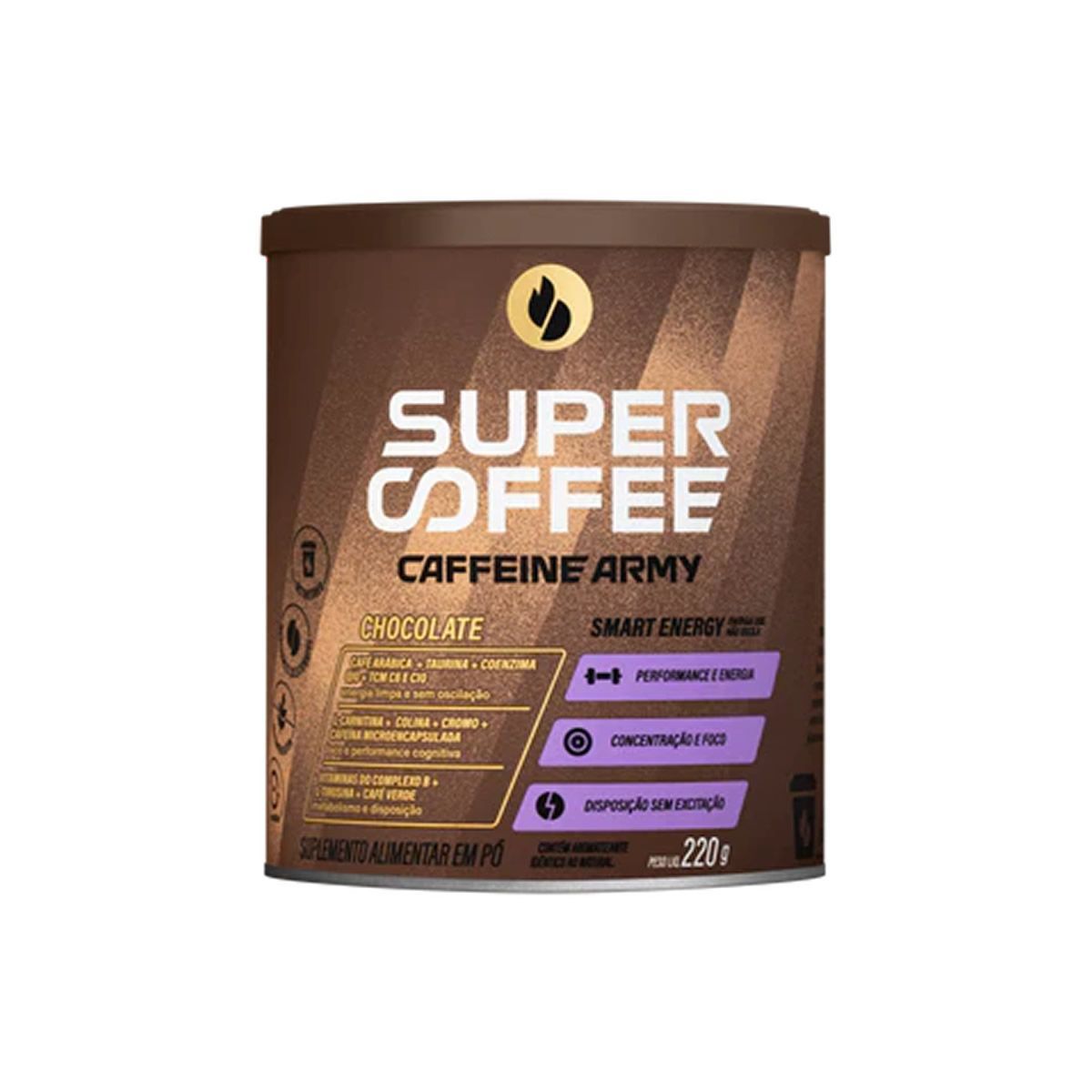 SuperCoffee - 220g Chocolate - Caffeine Army