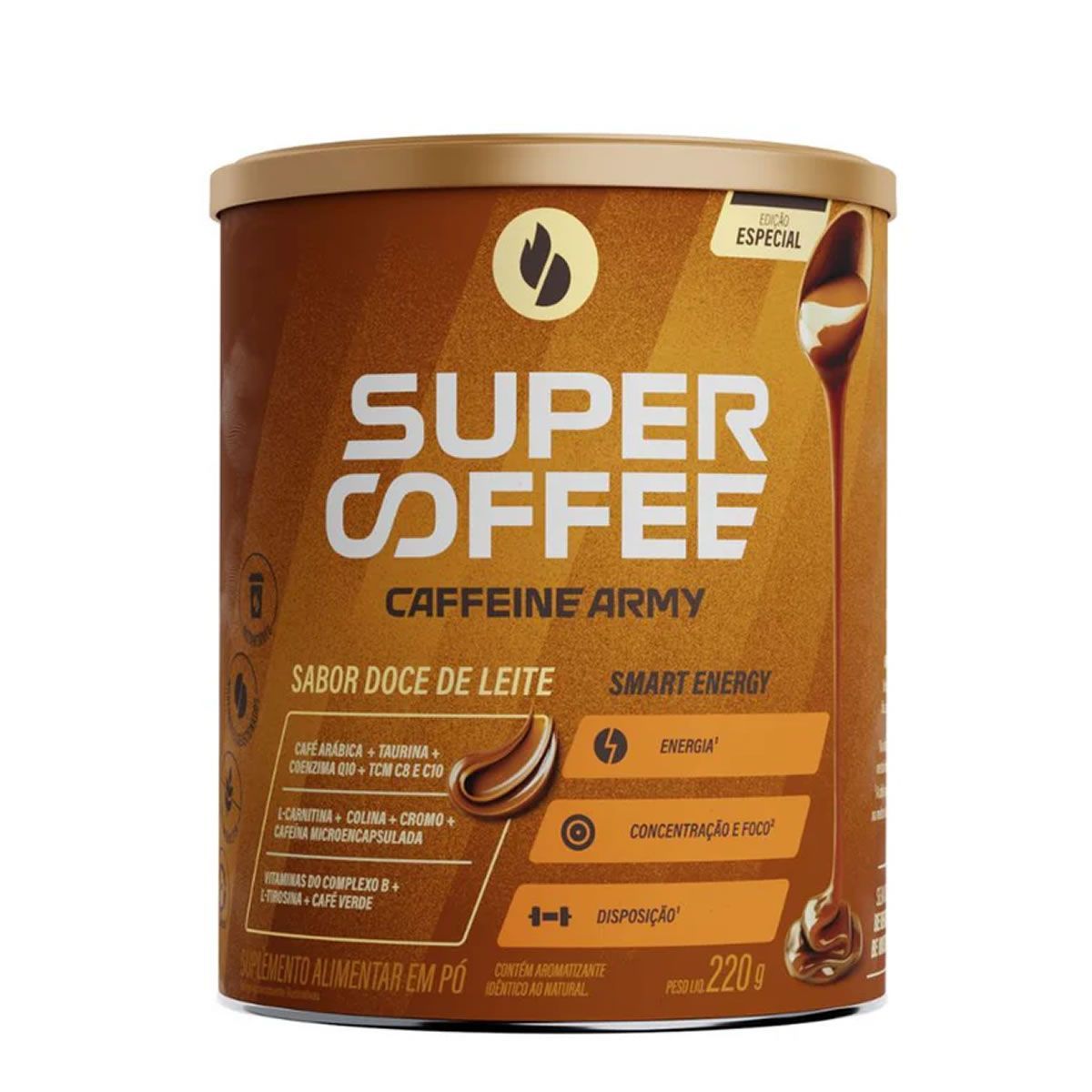 SuperCoffee - 220g Doce de Leite - Caffeine Army