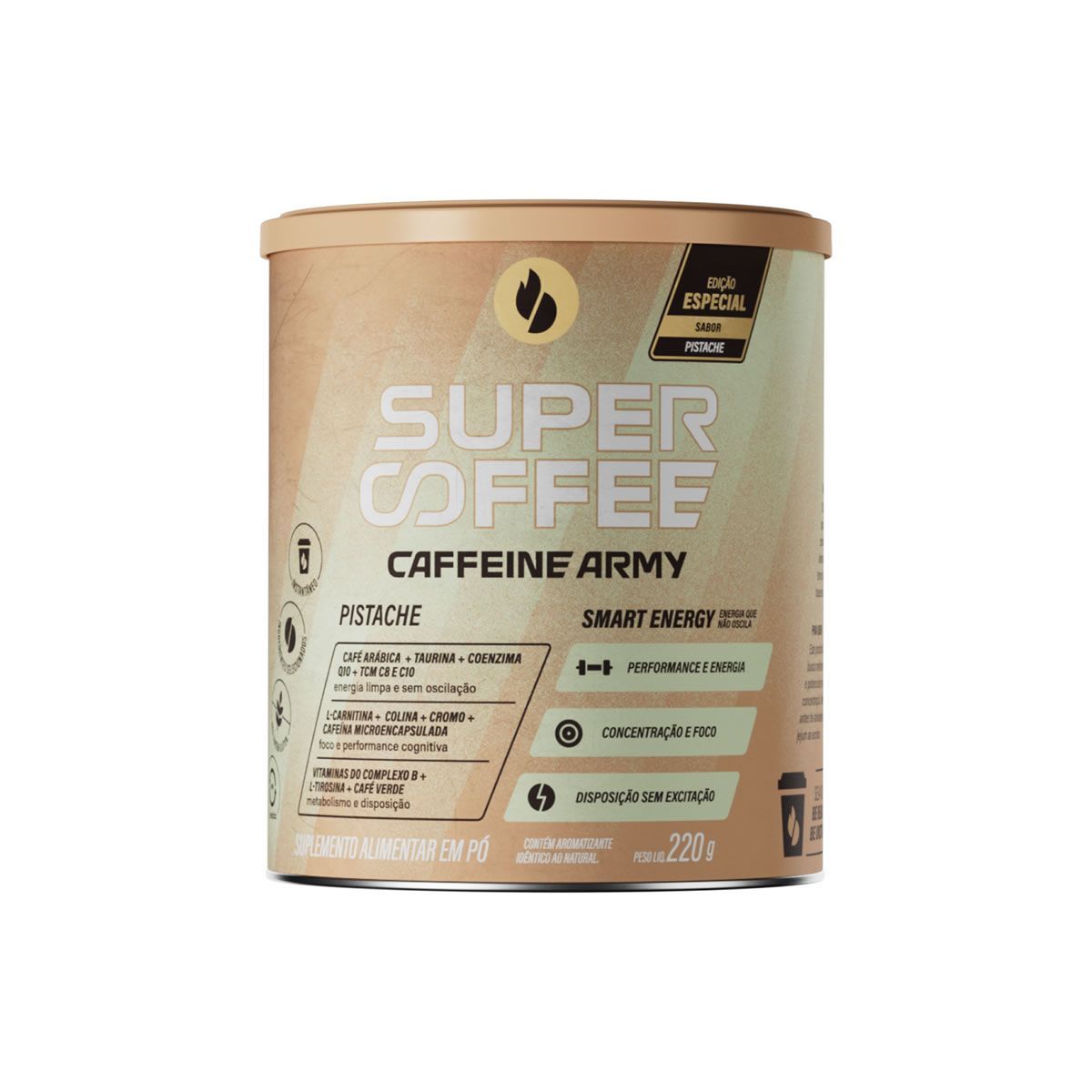 SuperCoffee - 220g Pistache - Caffeine Army