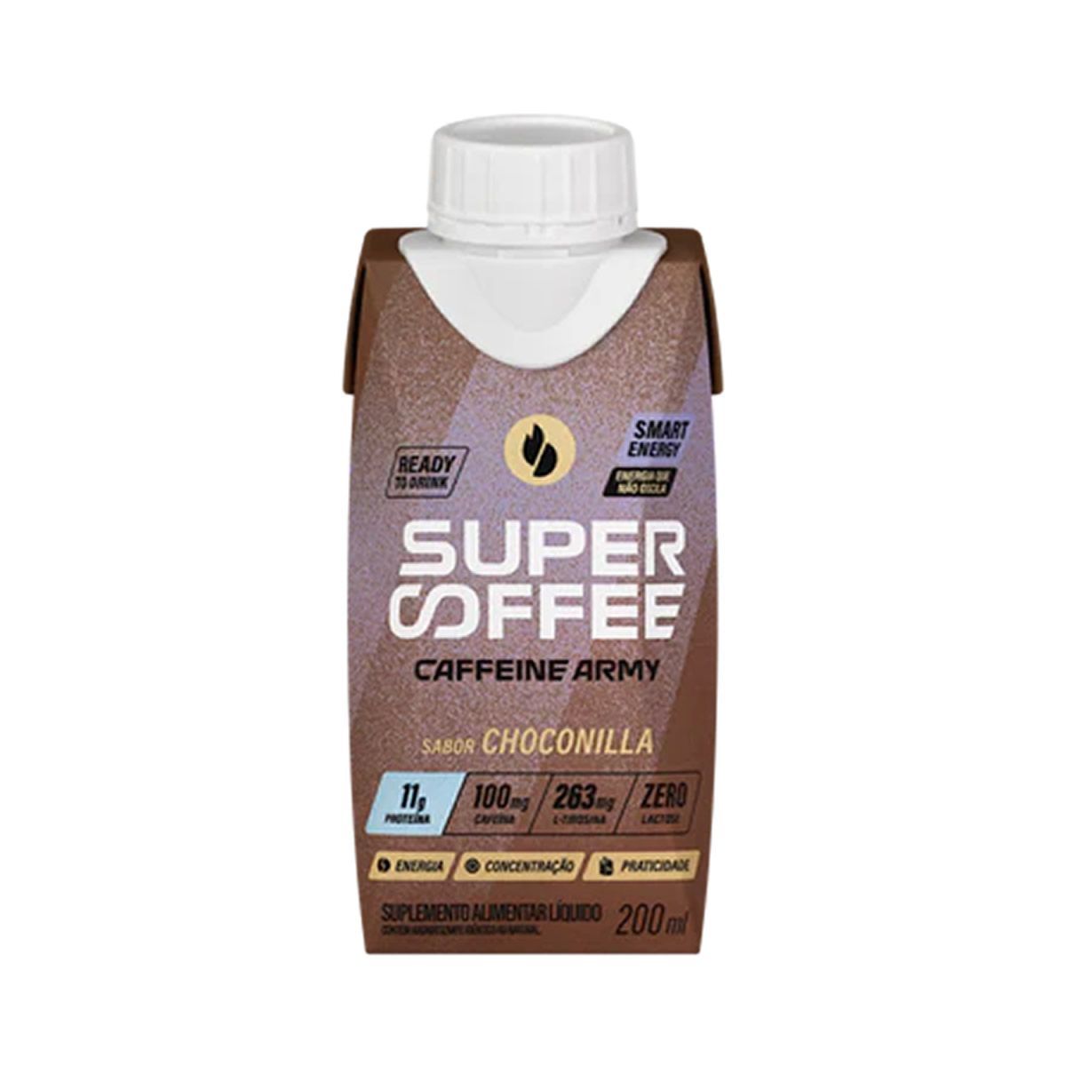 SuperCoffee Pronto Para Beber - Choconilla 200ml - Caffeine Army