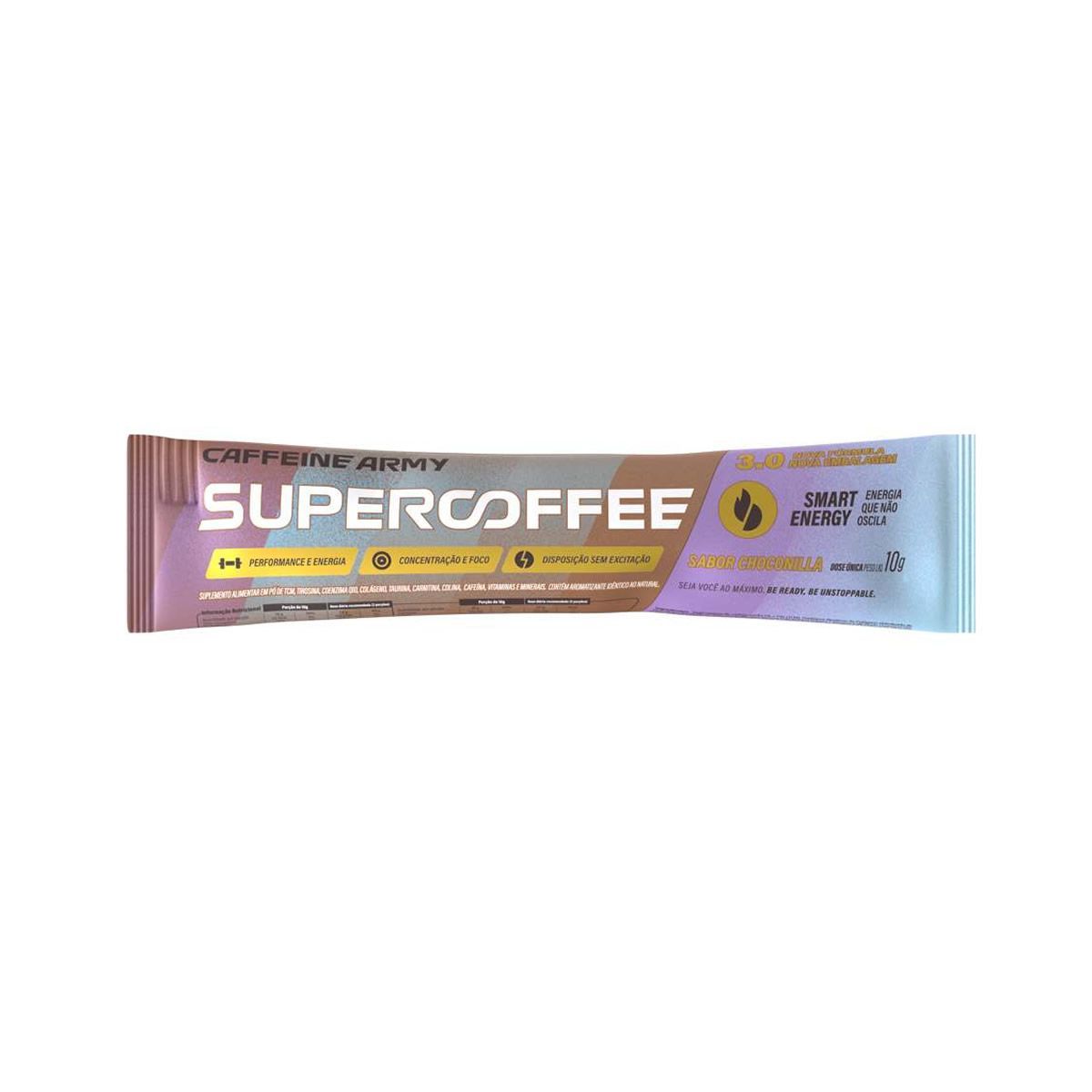 SuperCoffee To Go - 1 Sach� de 10g Choconilla - Caffeine Army