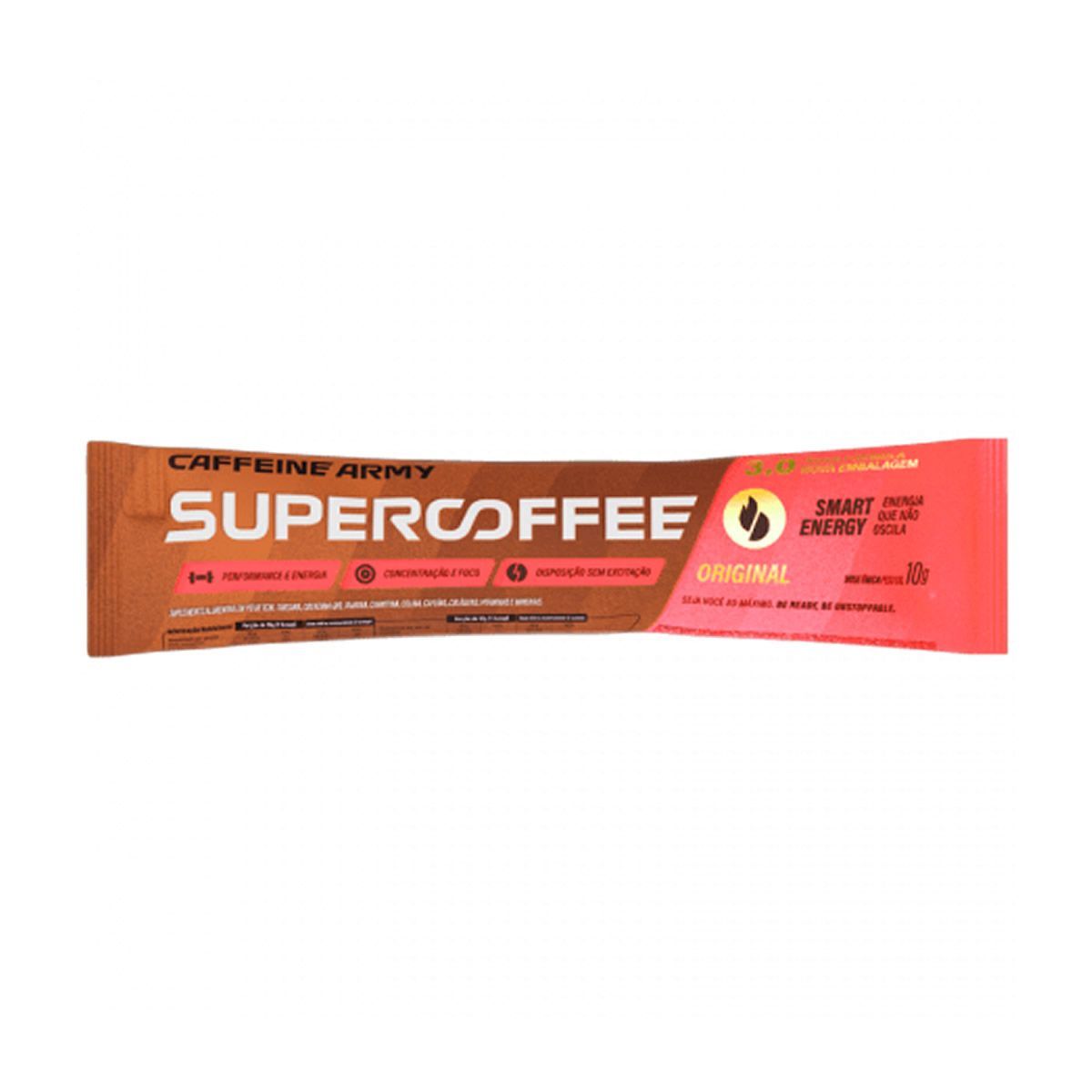 SuperCoffee To Go - 1 Sach� de 10g Original - Caffeine Army