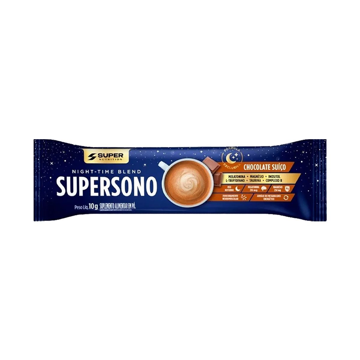 Supersono - 1 Sach� 10g Chocolate Su��o - Desinch�