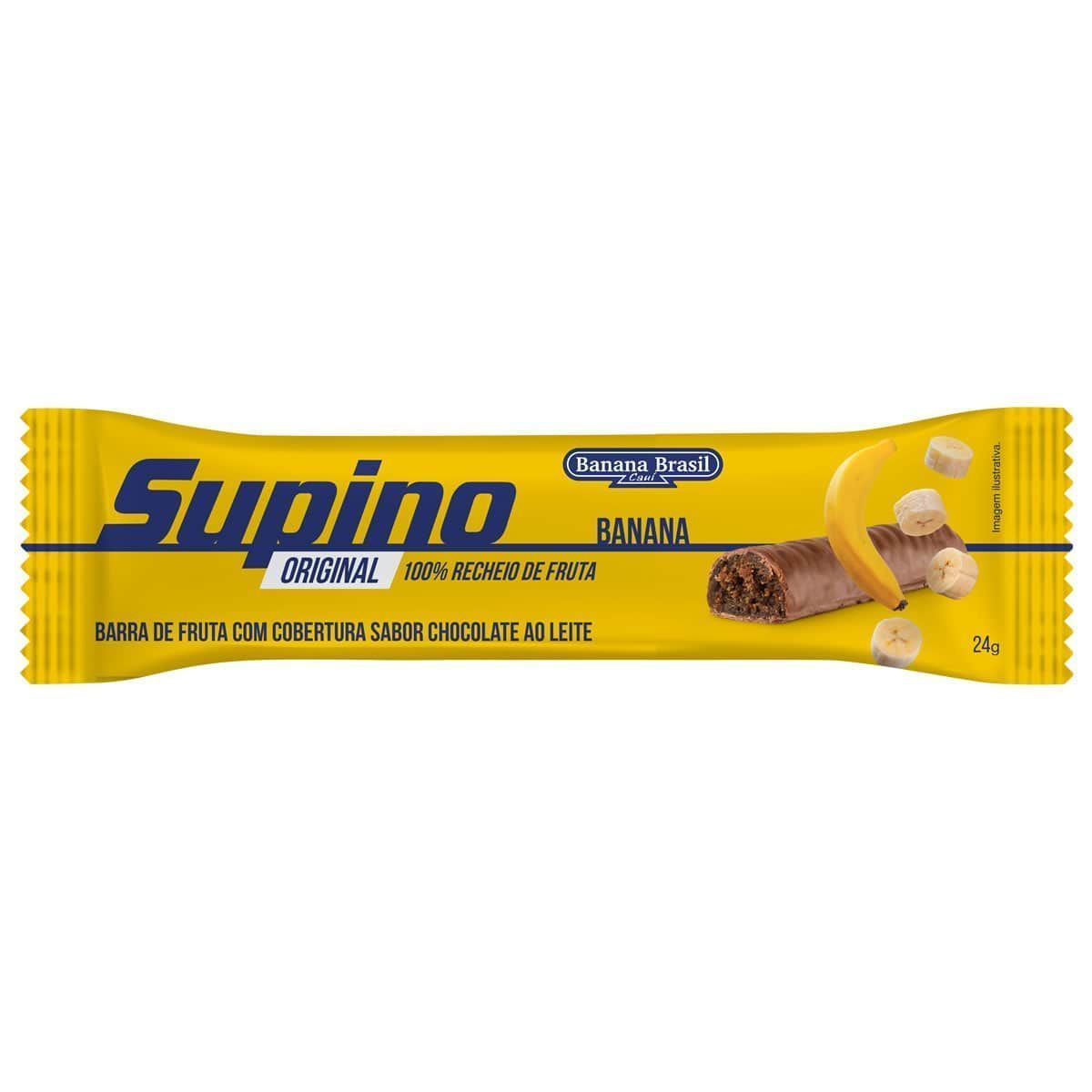Supino Original - 1 Unidade 24g Banana ao Leite - Banana Brasil*** Data Venc. 29/08/2024