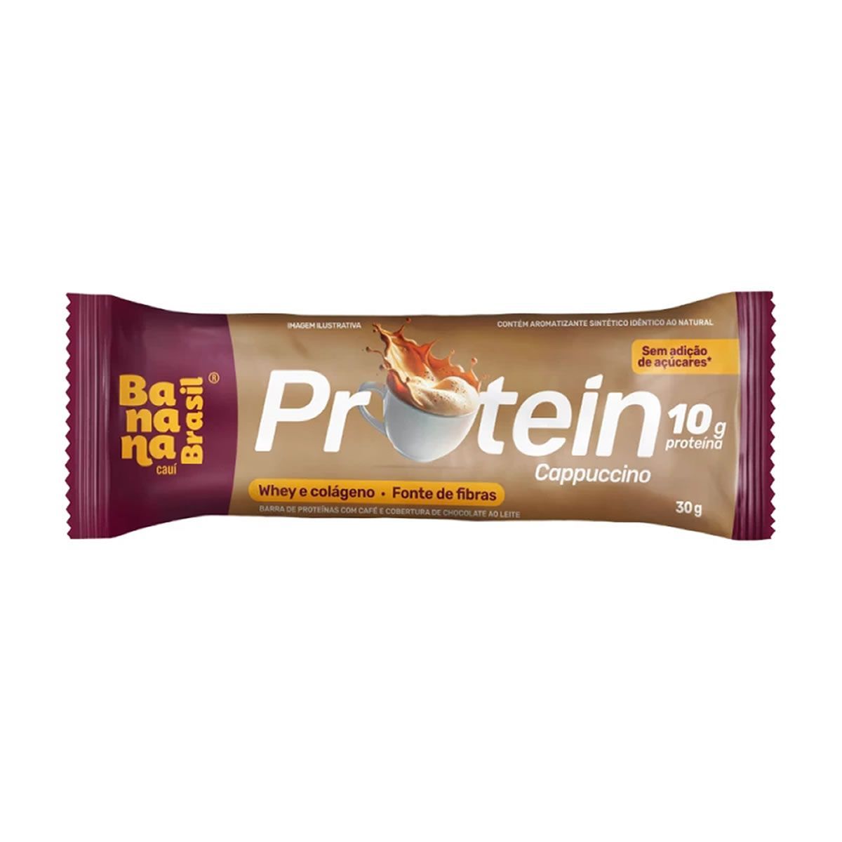 Supino Protein - 1 Unidade 30g Cappucino - Banana Brasil