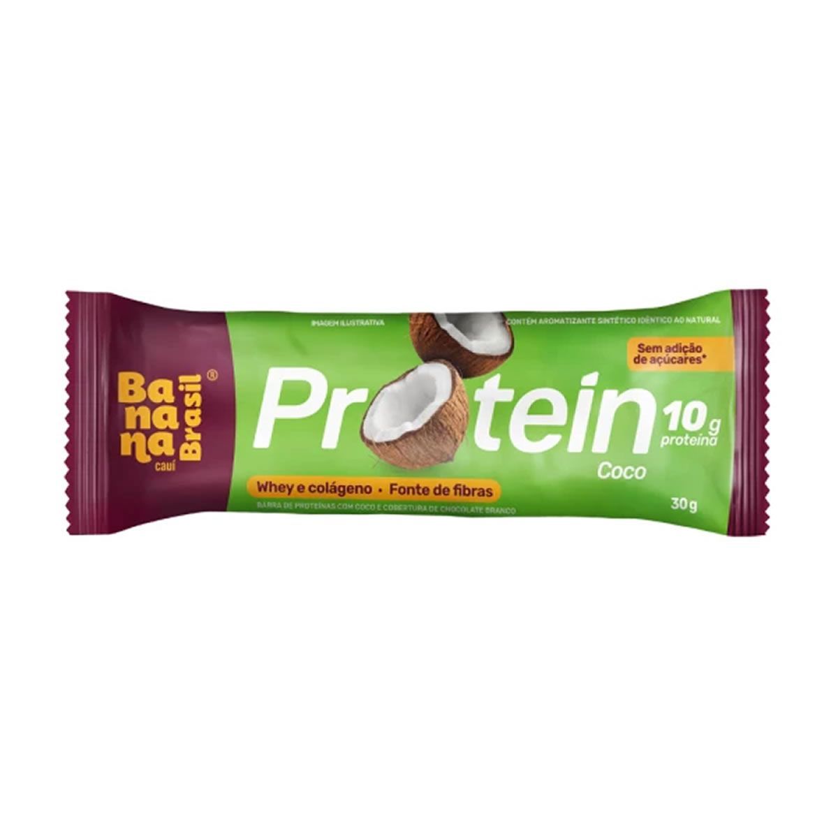 Supino Protein - 1  Unidade 30g Coco - Banana Brasil