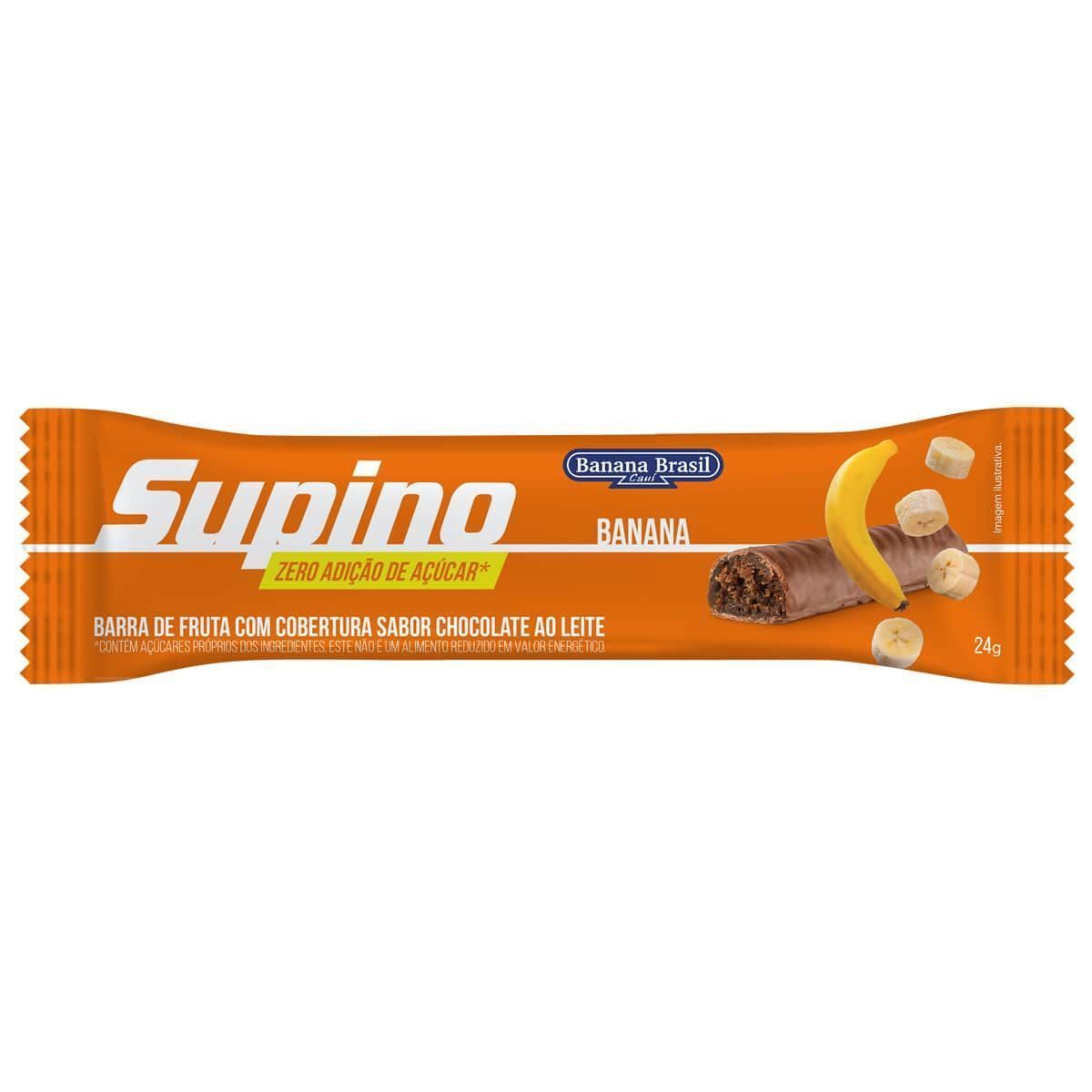 Supino Zero - 1 Unidade 24g Banana ao Leite - Banana Brasil*** Data Venc. 26/07/2024