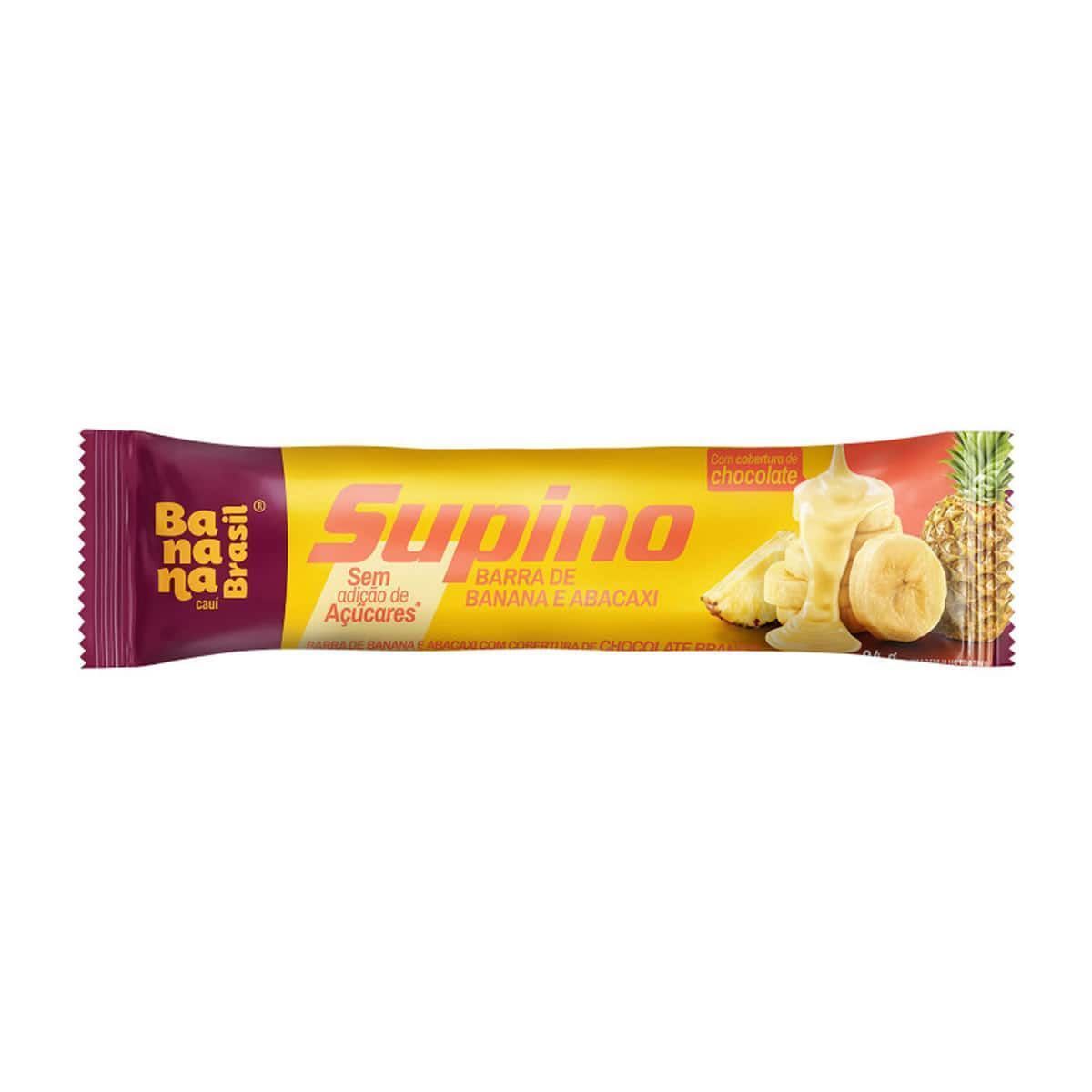 Supino Zero - 1 Unidade 24g Banana e Abacaxi - Banana Brasil