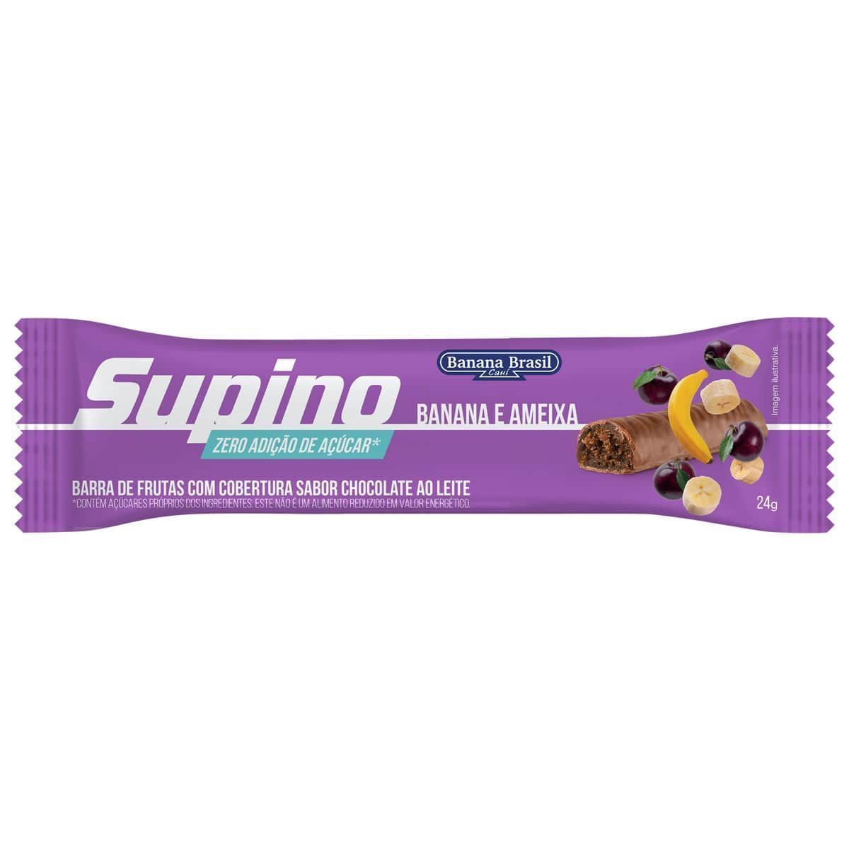 Supino Zero - 1 Unidade 24g Banana e Ameixa - Banana Brasil