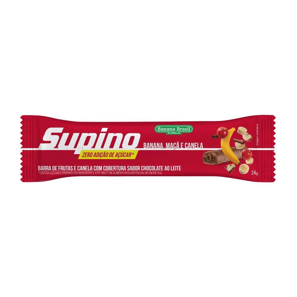 Supino Zero - 1 Unidade 24g Banana, Ma�� e Canela - Banana Brasil*** Data Venc. 26/03/2024