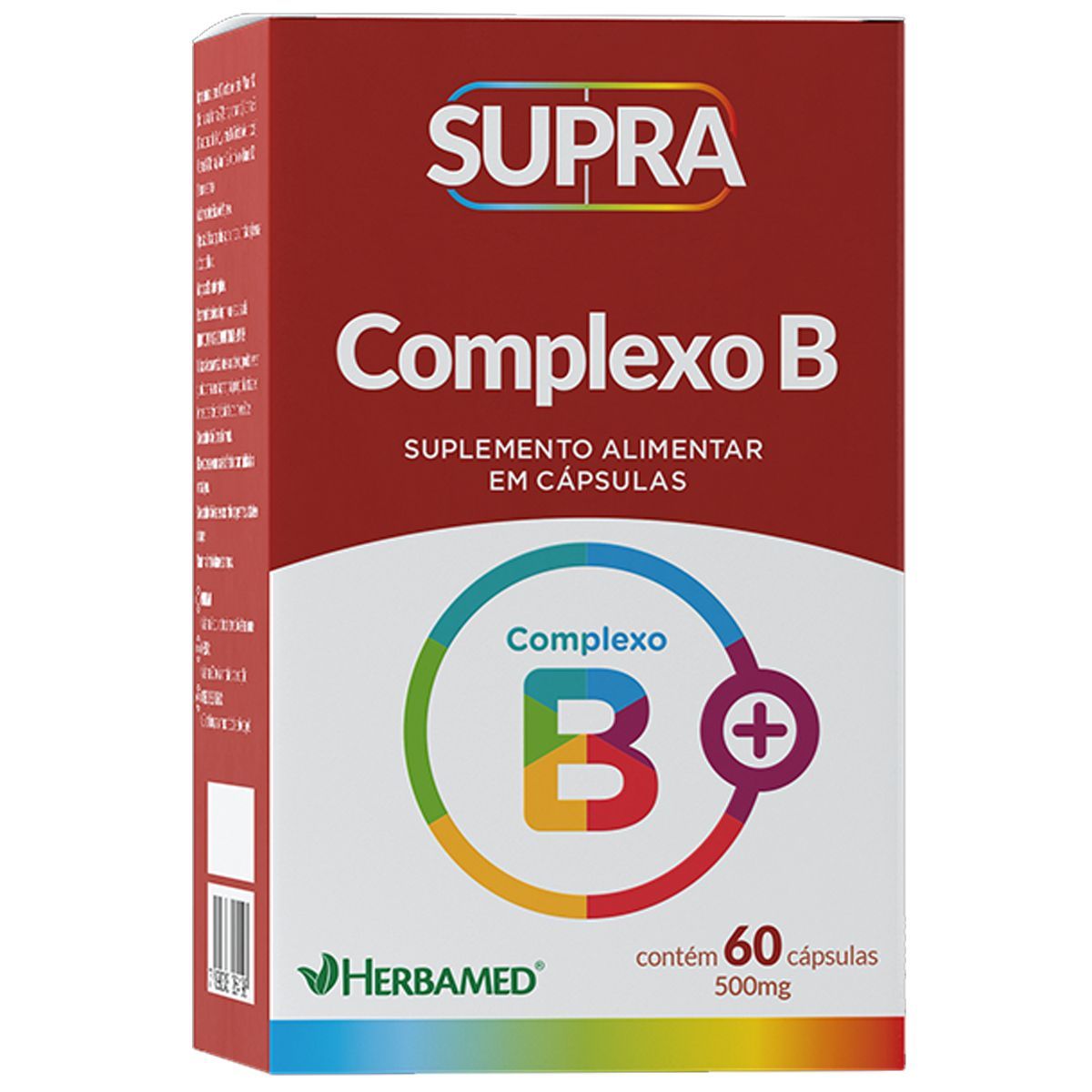 Supra Complexo B - 500mg 60 C�psulas - Herbamed