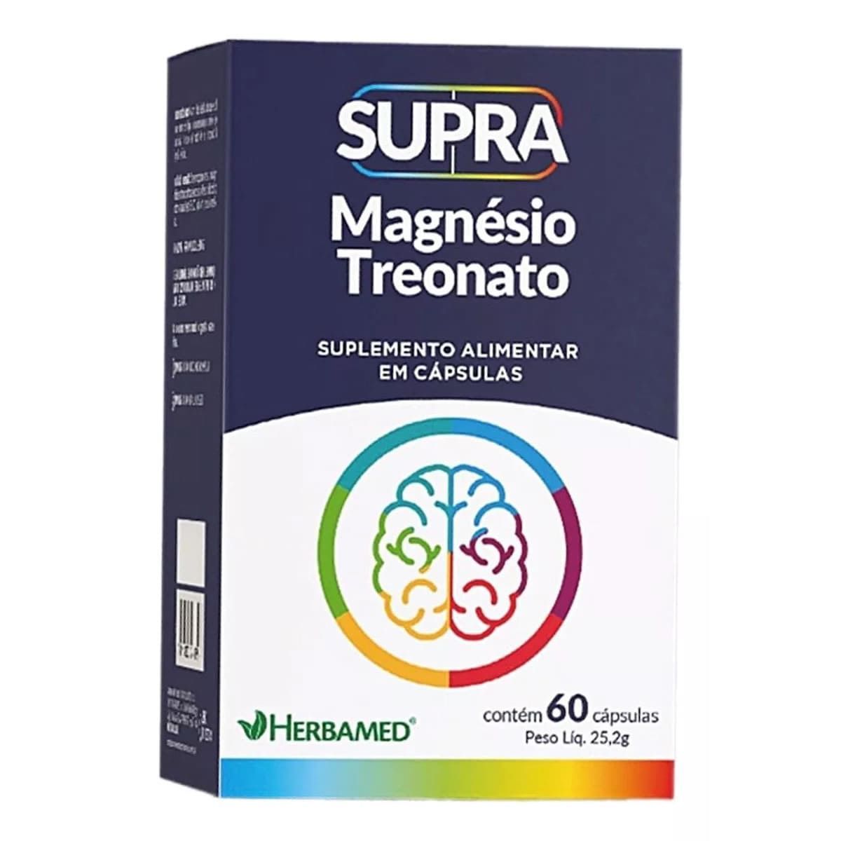 Supra Magn�sio Treonato - 60 C�psulas - Herbamed