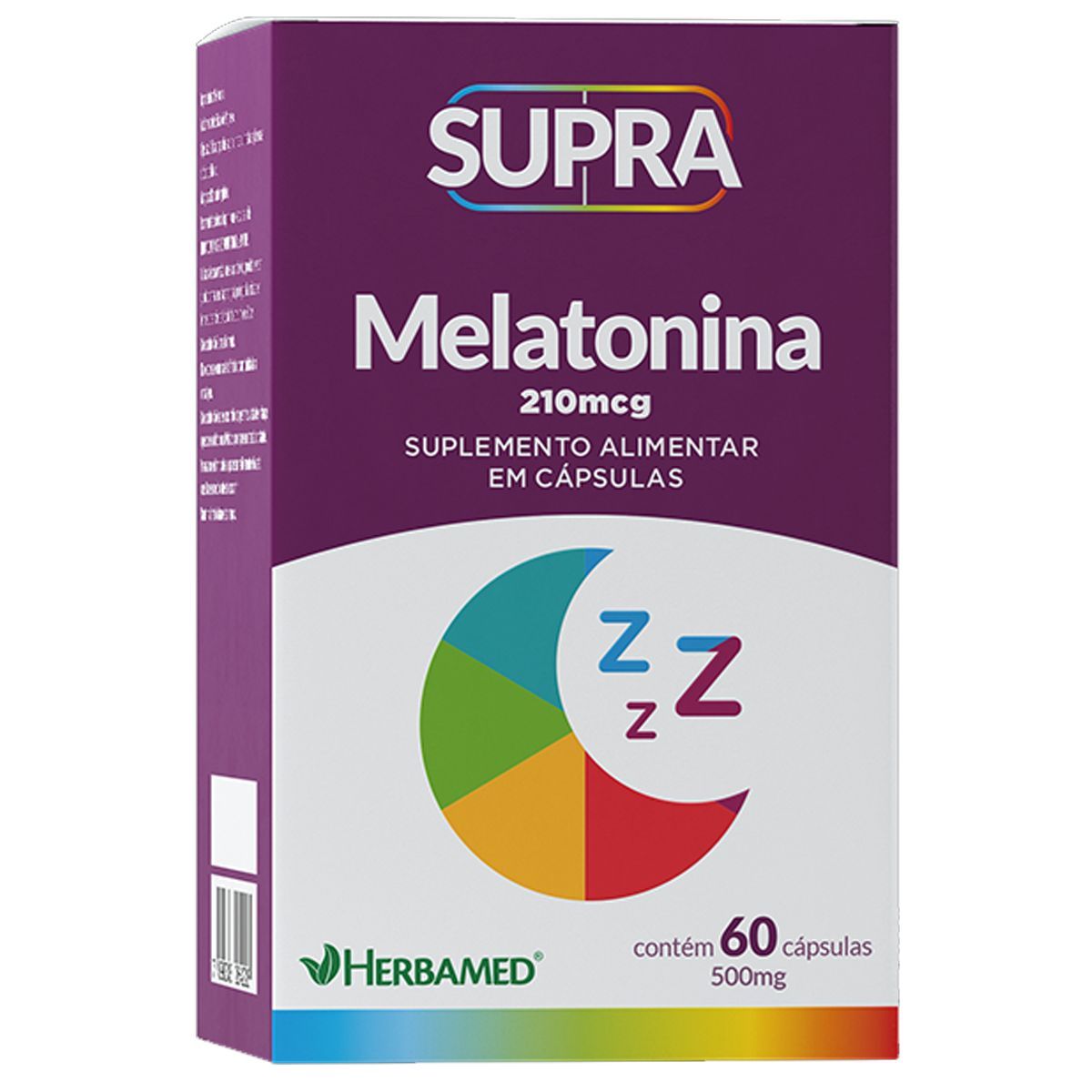 Supra Melatonina - 210mcg 60 C�psulas - Herbamed