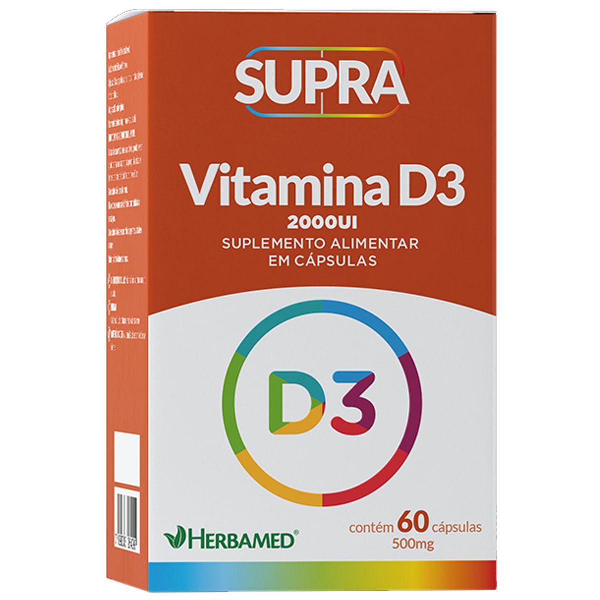 Supra Vitamina D3 - 2000ui 60 C�psulas - Herbamed