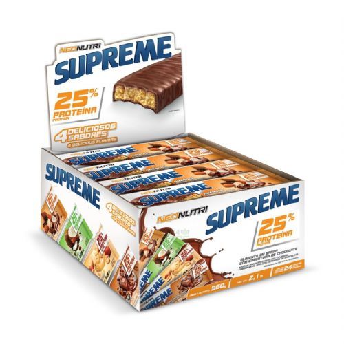 Supreme - 24 Barras 40g Chocolate - NeoNutri