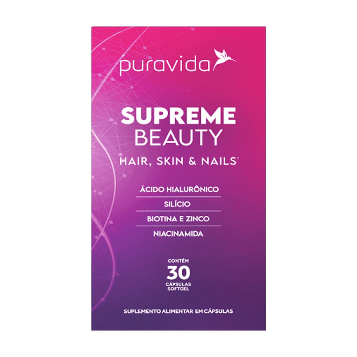 Supreme Beauty - 30 C�psulas Softgel - Puravida