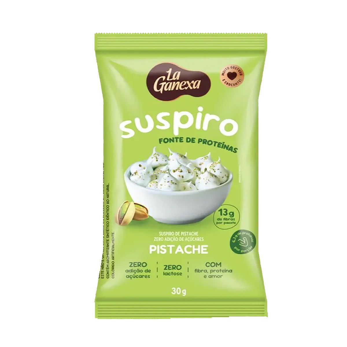Suspiro Prote�co - 30g Pistache - La Ganexa*** Data Venc. 28/12/2025