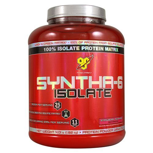 Syntha 6 Isolate - 1730g Morango - BSN