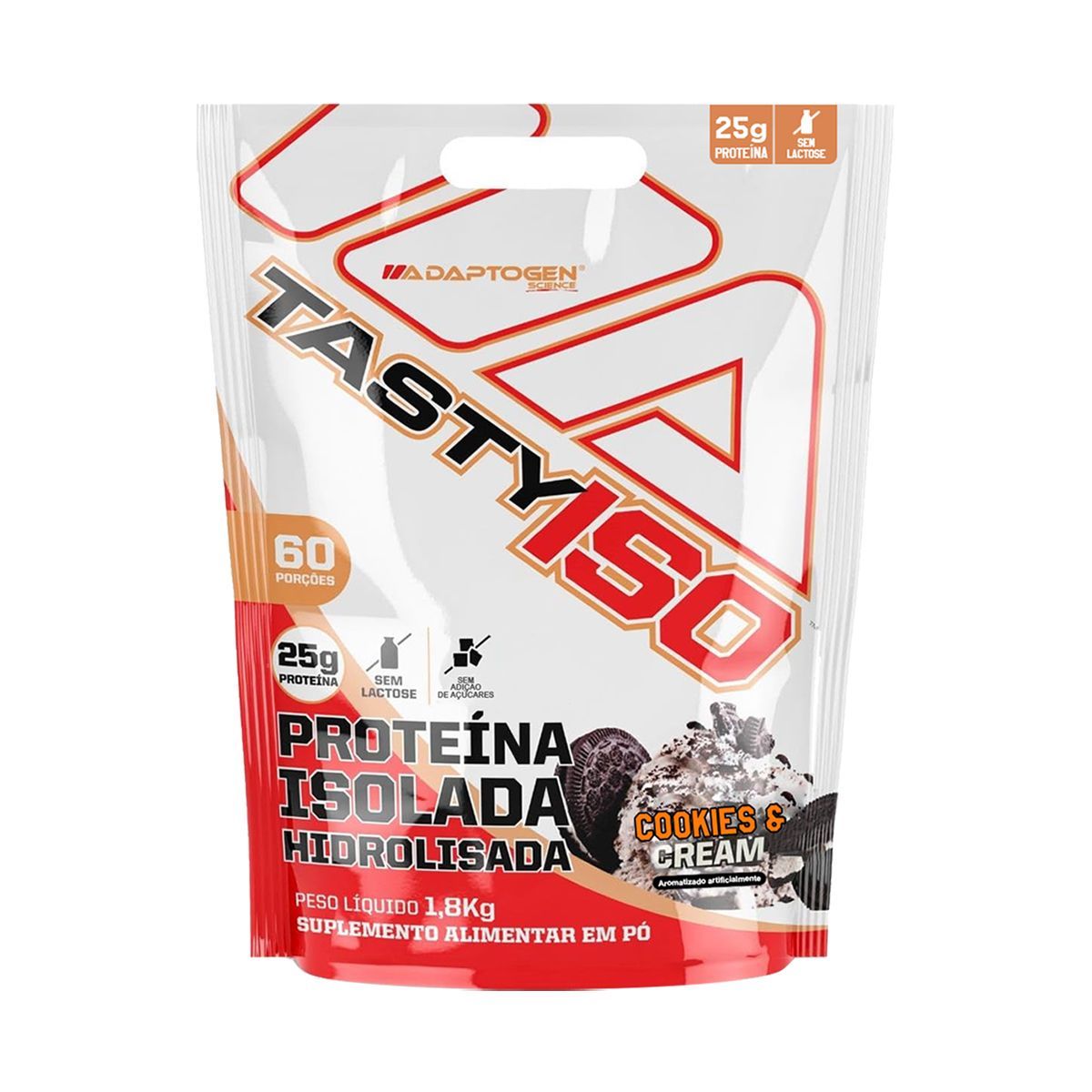 Tasty Iso - 1800g Refil Cookies & Cream - Adaptogen