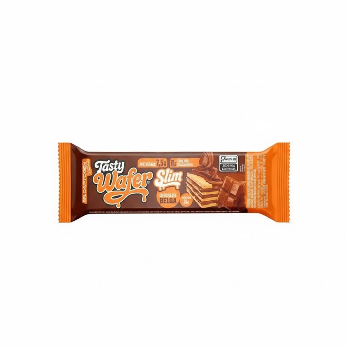 Tasty Wafer Slim - 1 Unidade 30g Chocolate Belga - Adaptogen