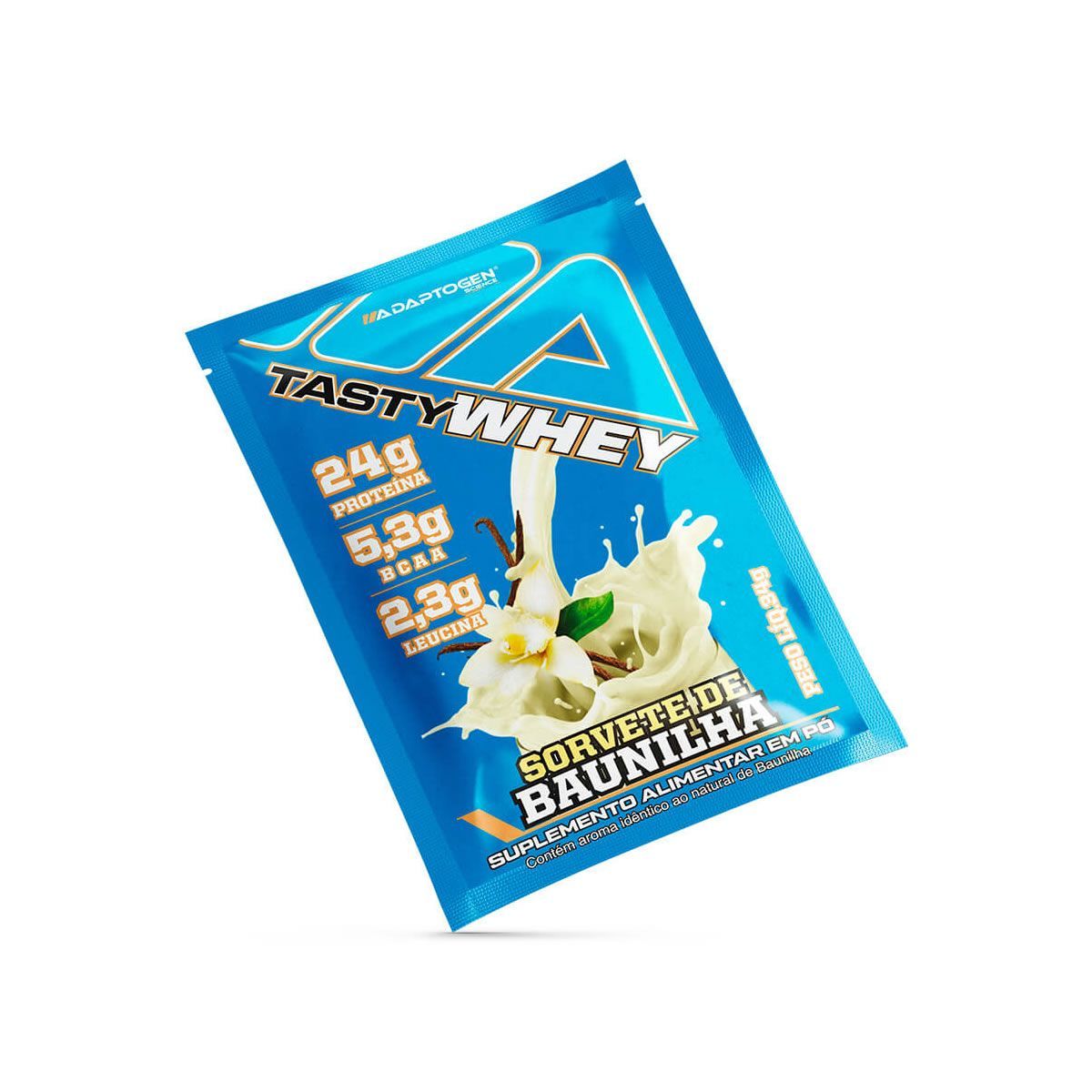 Tasty Whey 3W - 1 Sach� 34g Sorvete de Baunilha - Adaptogen
