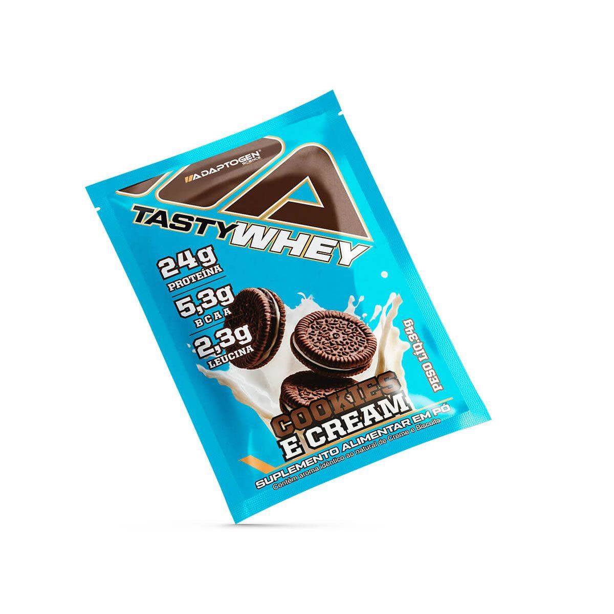 Tasty Whey 3W - 1 Sach� 34g Cookies & Cream - Adaptogen
