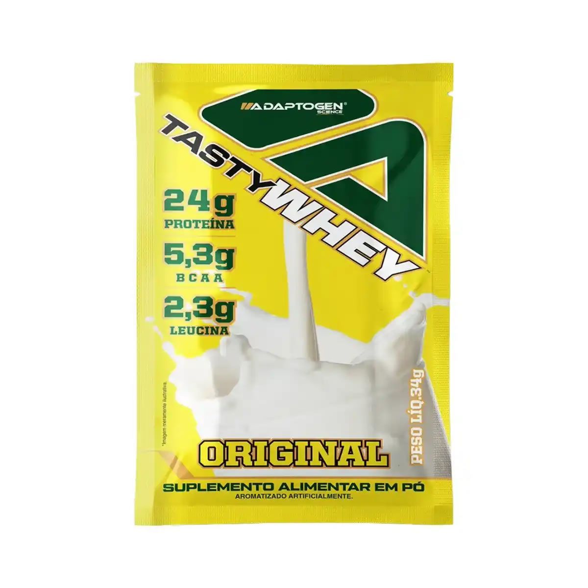 Tasty Whey 3W - 1 Sach� 34g Original - Adaptogen*** Data Venc. 30/08/2027