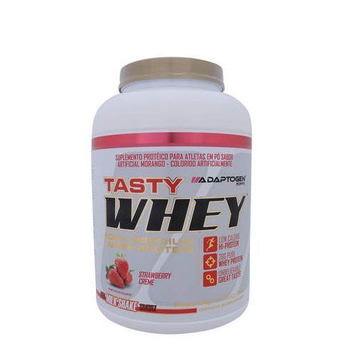 Tasty Whey - 2268g Morango - Adaptogen Science