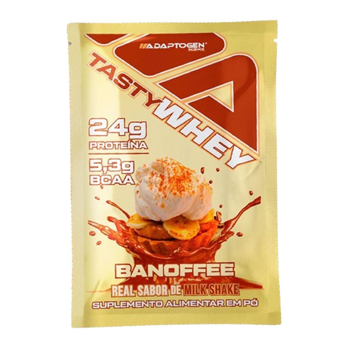 Tasty Whey 3W - 1 Sach� 32g Banoffee - Adaptogen