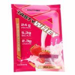 Kit 10X Tasty Whey 3W - 1 Sach� 34g Strawberry Creme - Adaptogen