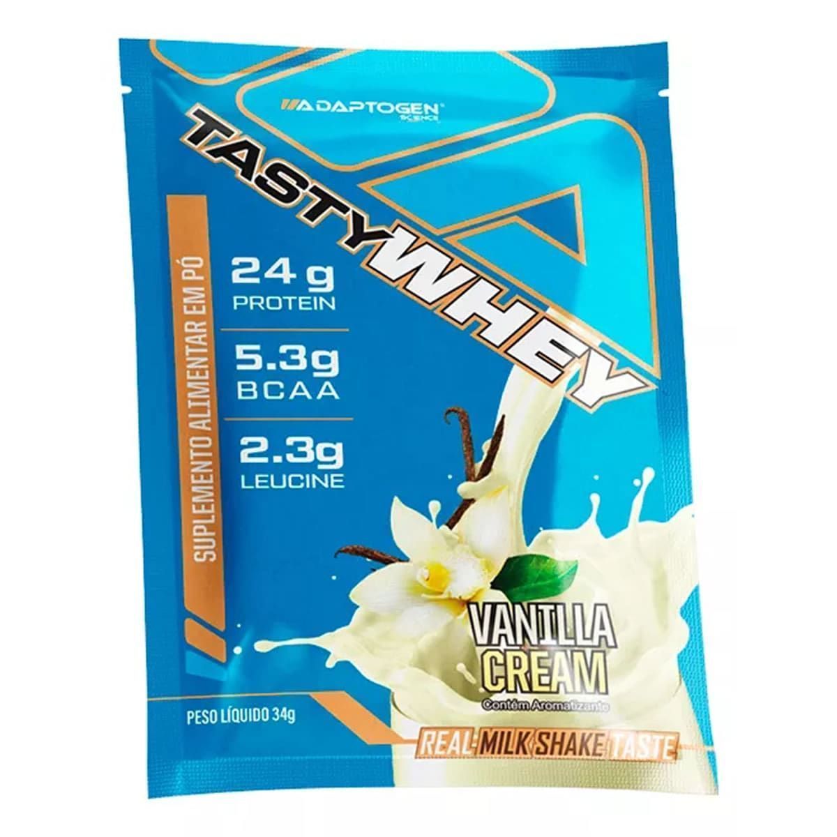 Tasty Whey 3W - 1 Sach� 34g Vanilla Cream - Adaptogen