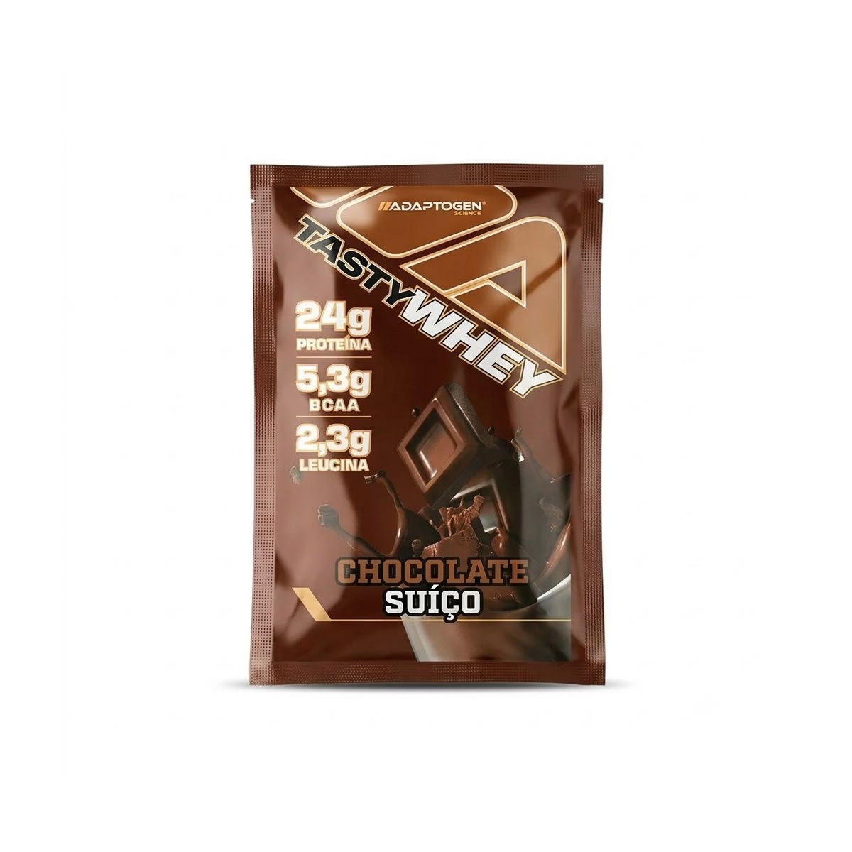 Tasty Whey 3W - 1 Sach� 36g Chocolate Sui�o - Adaptogen