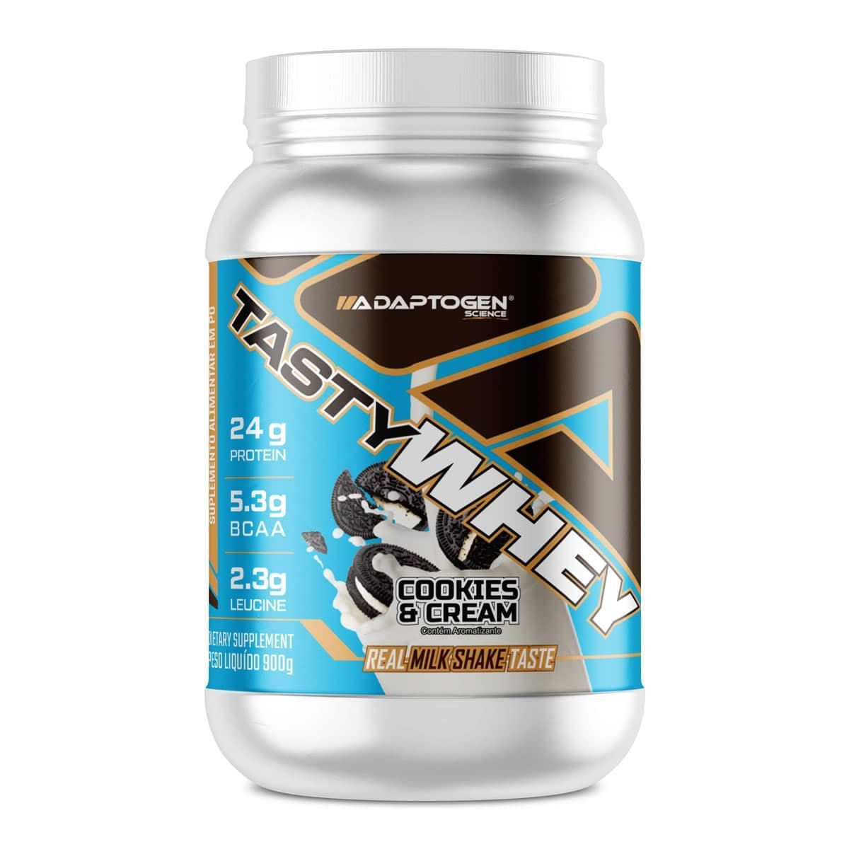 Tasty Whey 3W - 900g Cookies & Cream - Adaptogen