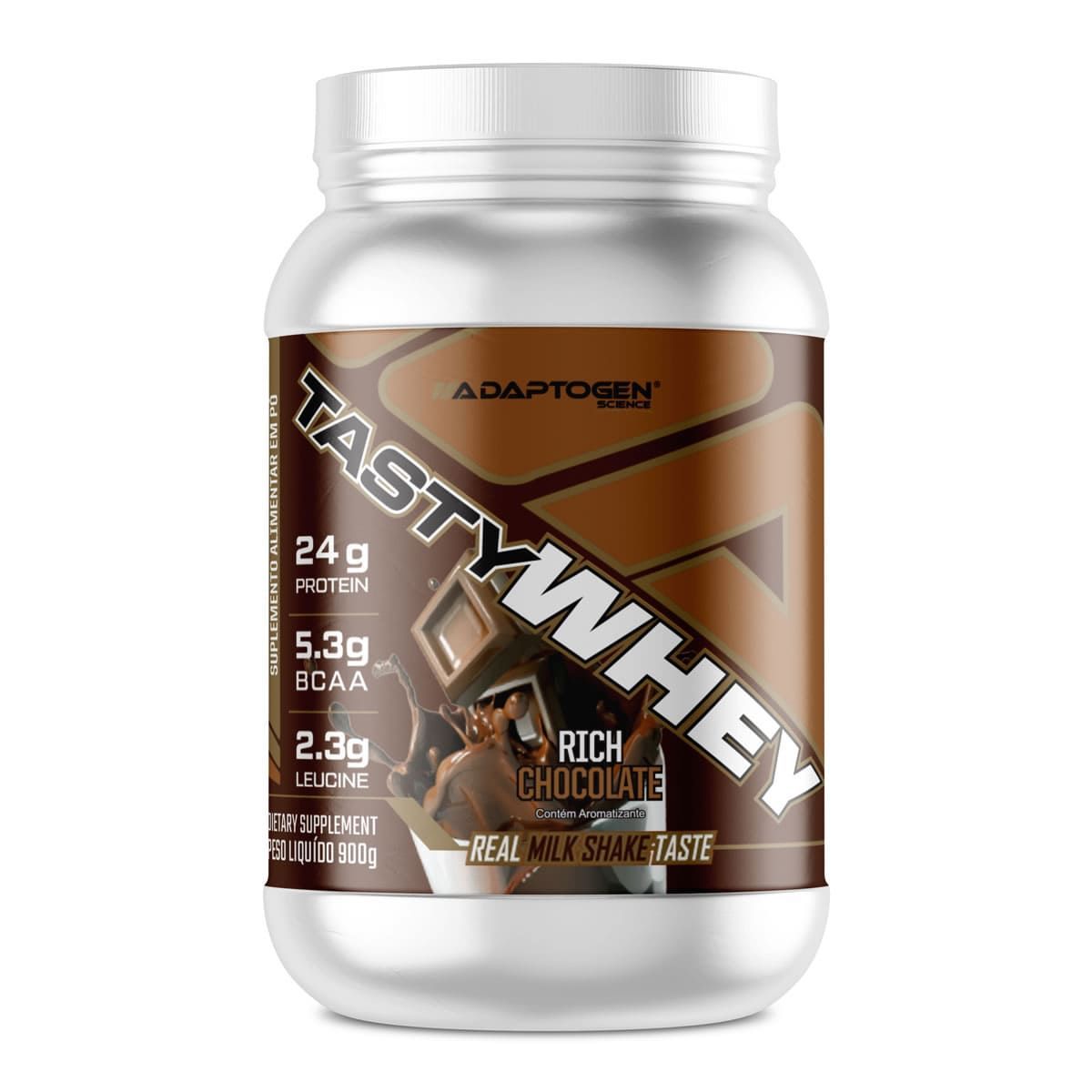 Tasty Whey 3W - 900g Rich Chocolate - Adaptogen